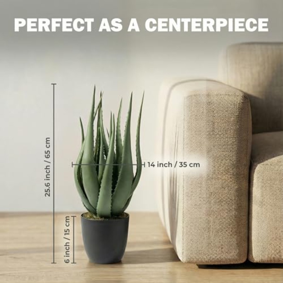 Large Potted Artificial Aloe V - đánh giá và giá Aloe Vera Pot