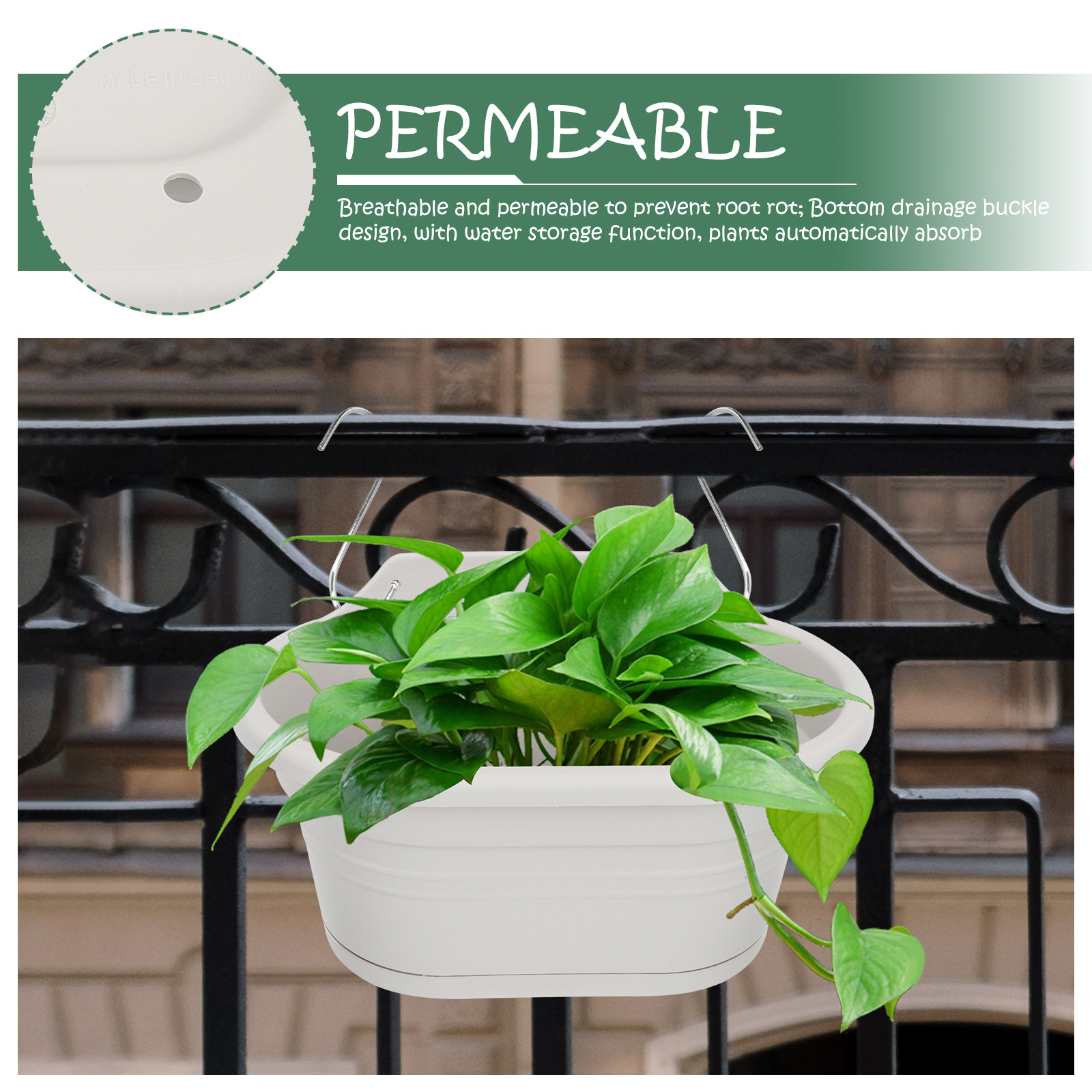 1Set Wall Hanging Flower Pot S - đánh giá và giá Spider Plant Hanging