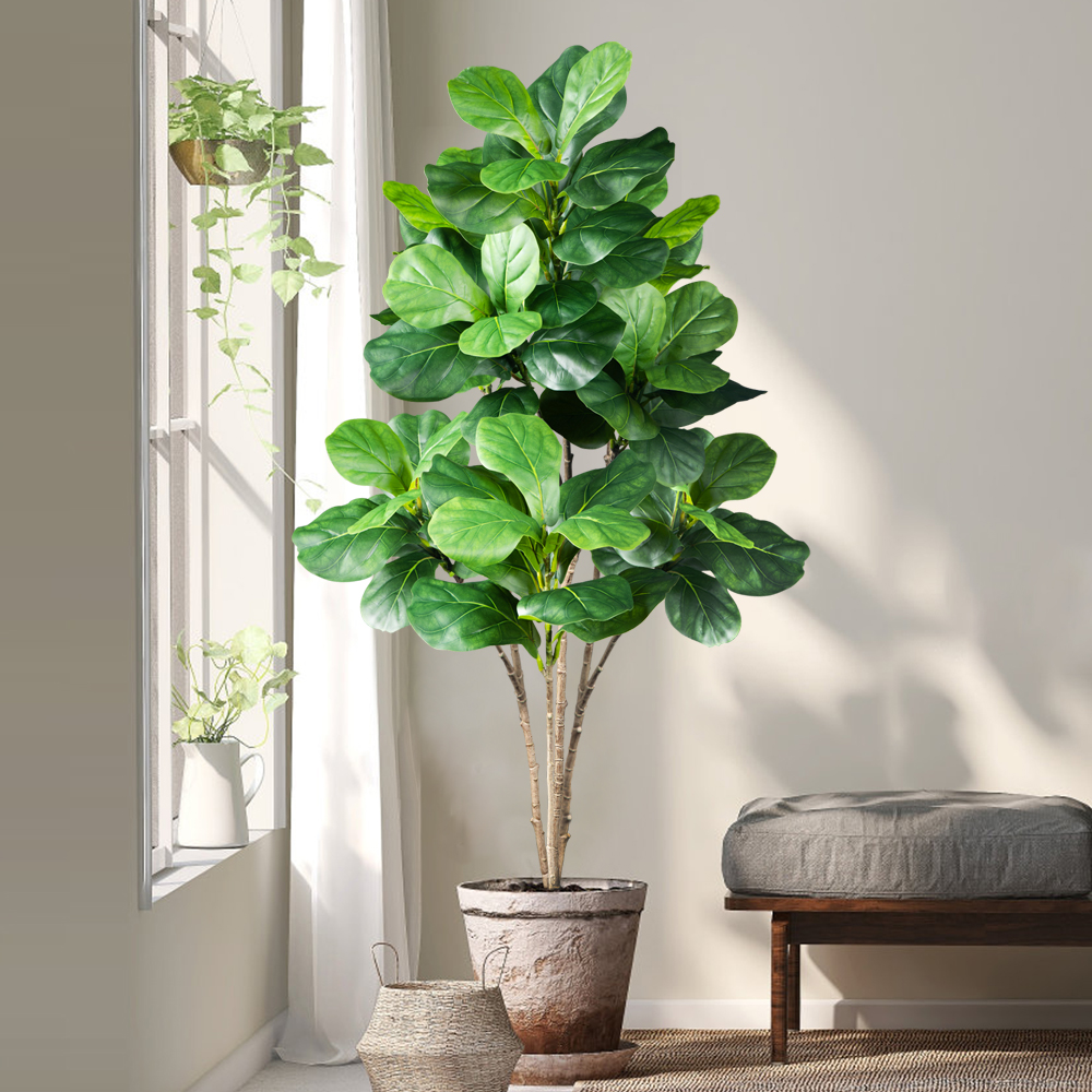 70-135cm Large Artificial Fidd - đánh giá và giá Ficus Lyrata Tree
