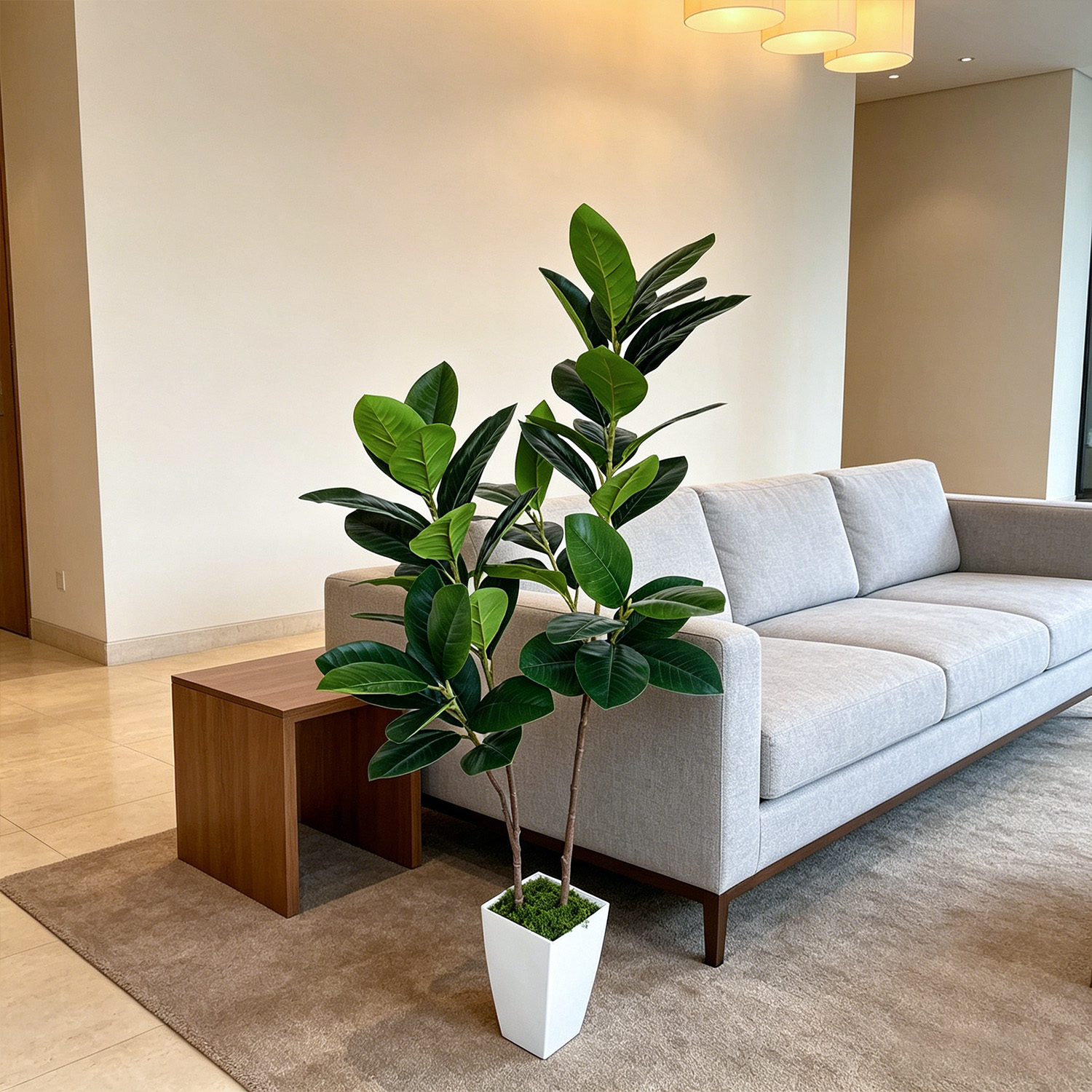 130cm/4.3ft Artificial Ficus L - đánh giá và giá Ficus Lyrata Tree