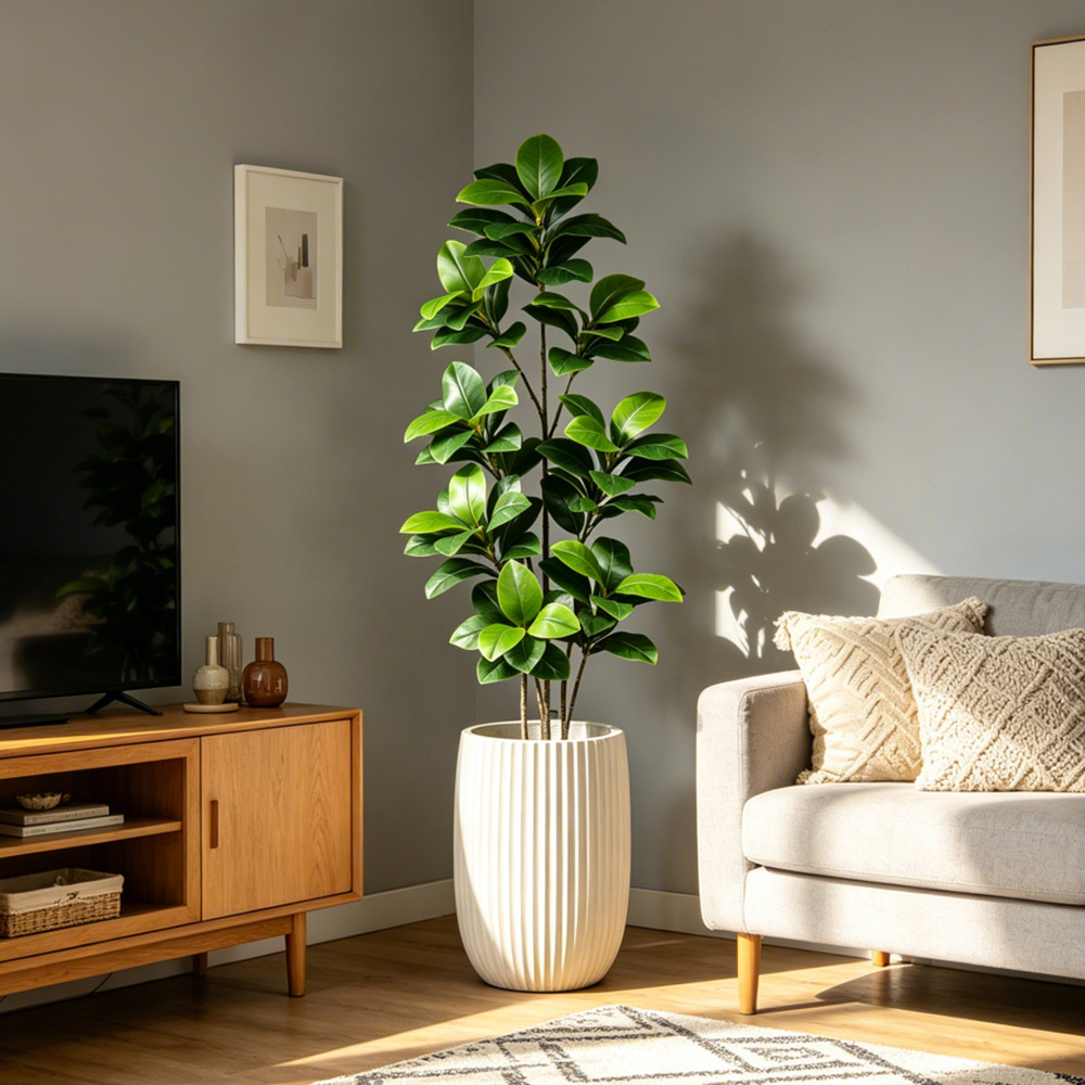 74-140cm Large Artificial Bany - đánh giá và giá Ficus Lyrata Tree