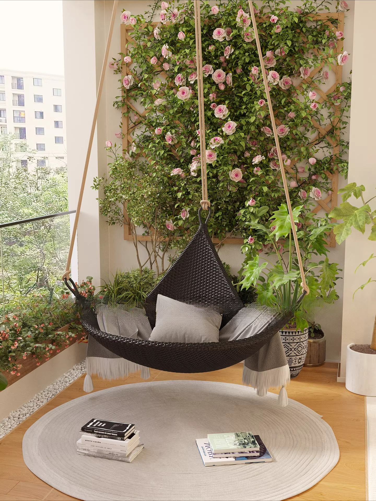 hanging chair cradle hanging b - đánh giá và giá Spider Plant Hanging