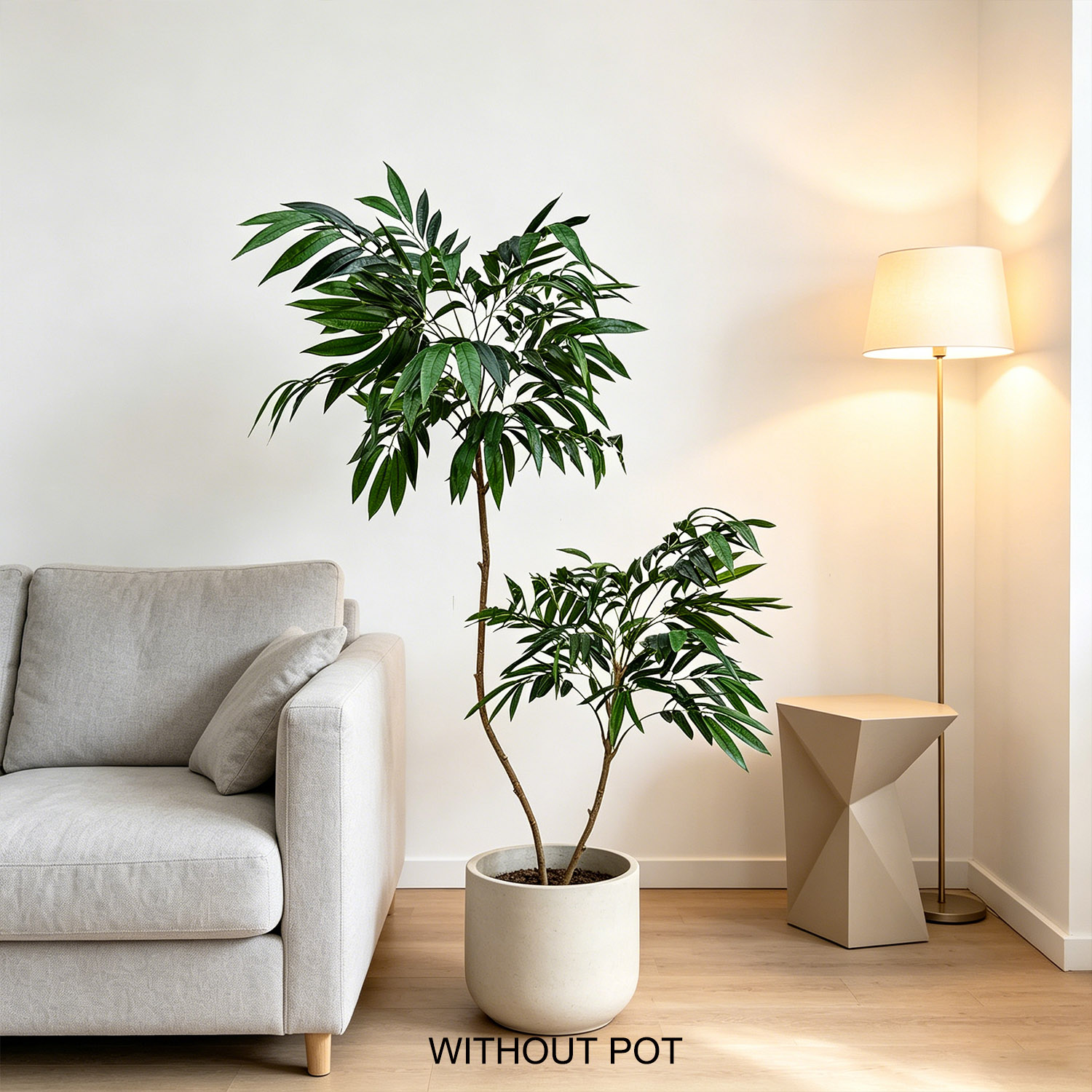65-210cm/6.9ft Artificial Will - đánh giá và giá Ficus Lyrata Tree