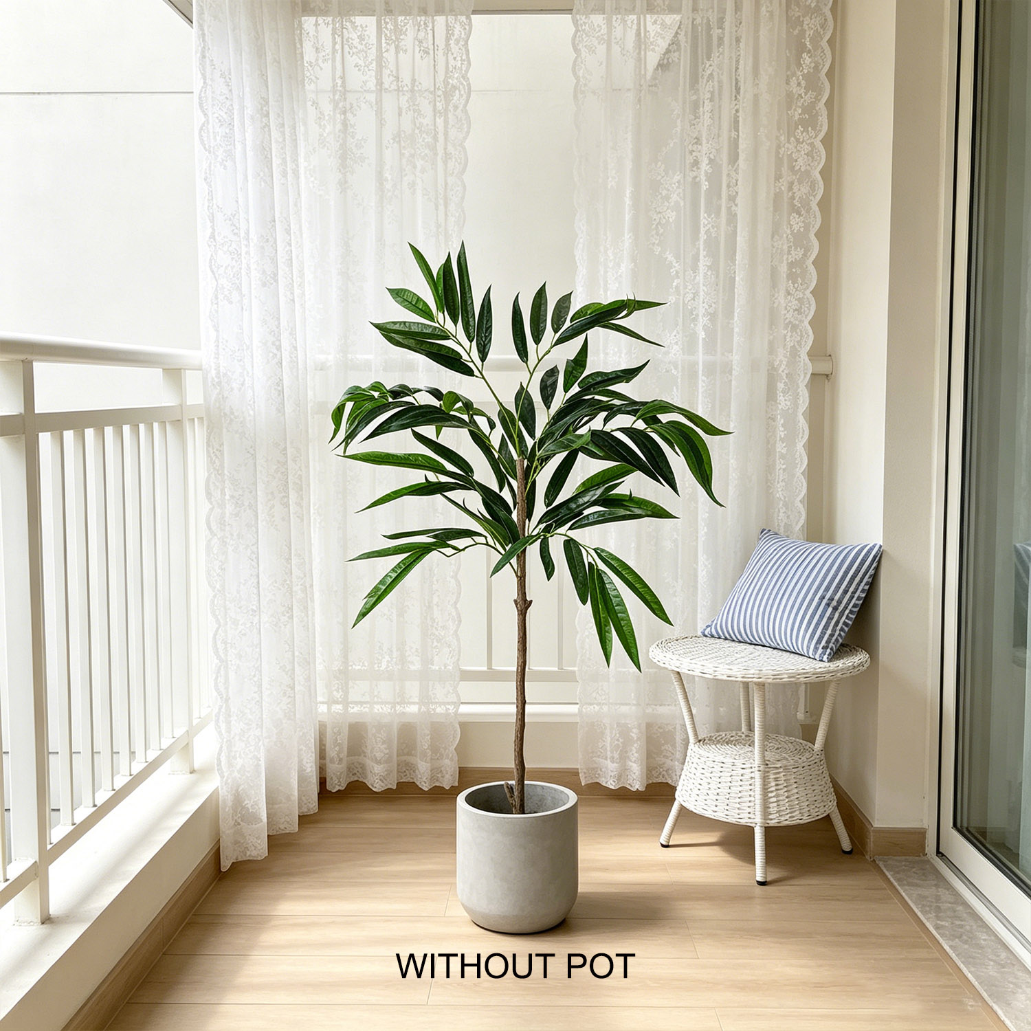 65-210cm/6.9ft Artificial Will - đánh giá và giá Ficus Lyrata Tree